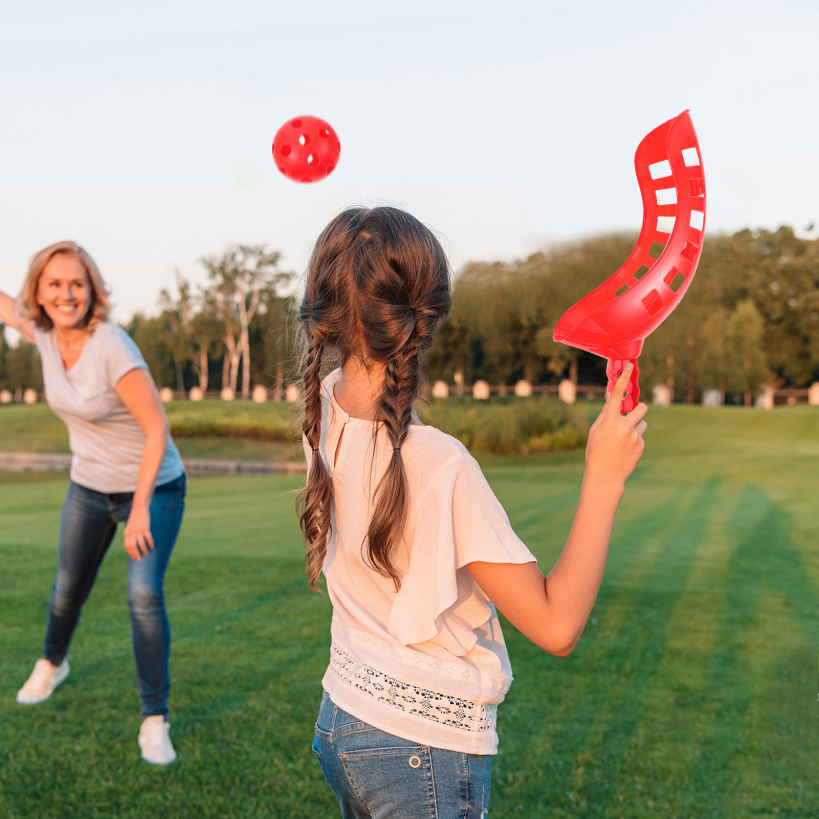 Outdoor Camping For Kids - 1Set Scoop Ball Catch Game Launch