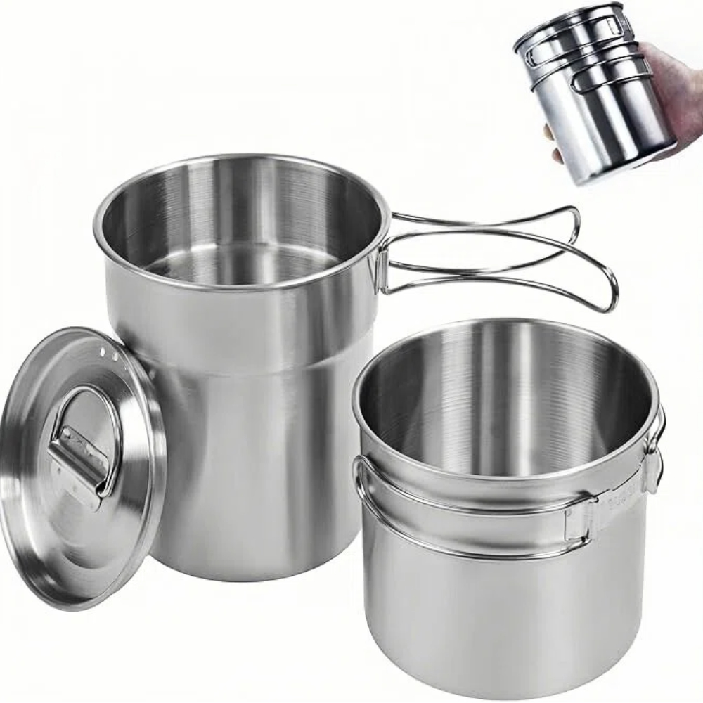 Outdoor Camping Outfit - Foldable Camping Cups Mugs Camping Pot