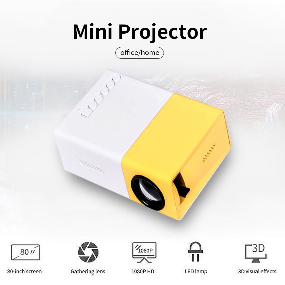 Outdoor Camping Movies - YG300 Home HD mini projector with