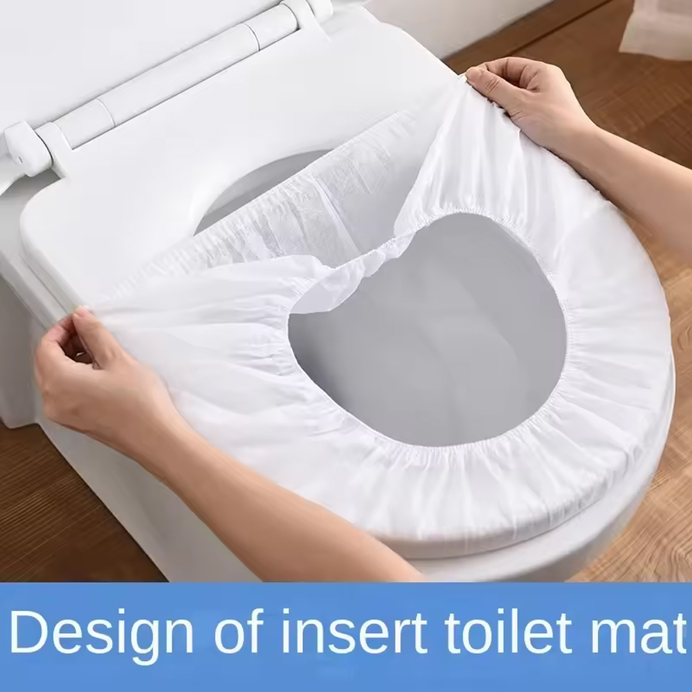 Outdoor Camping Carpet - 50/20/10pcs Portable Disposable Toilet Seat Cover