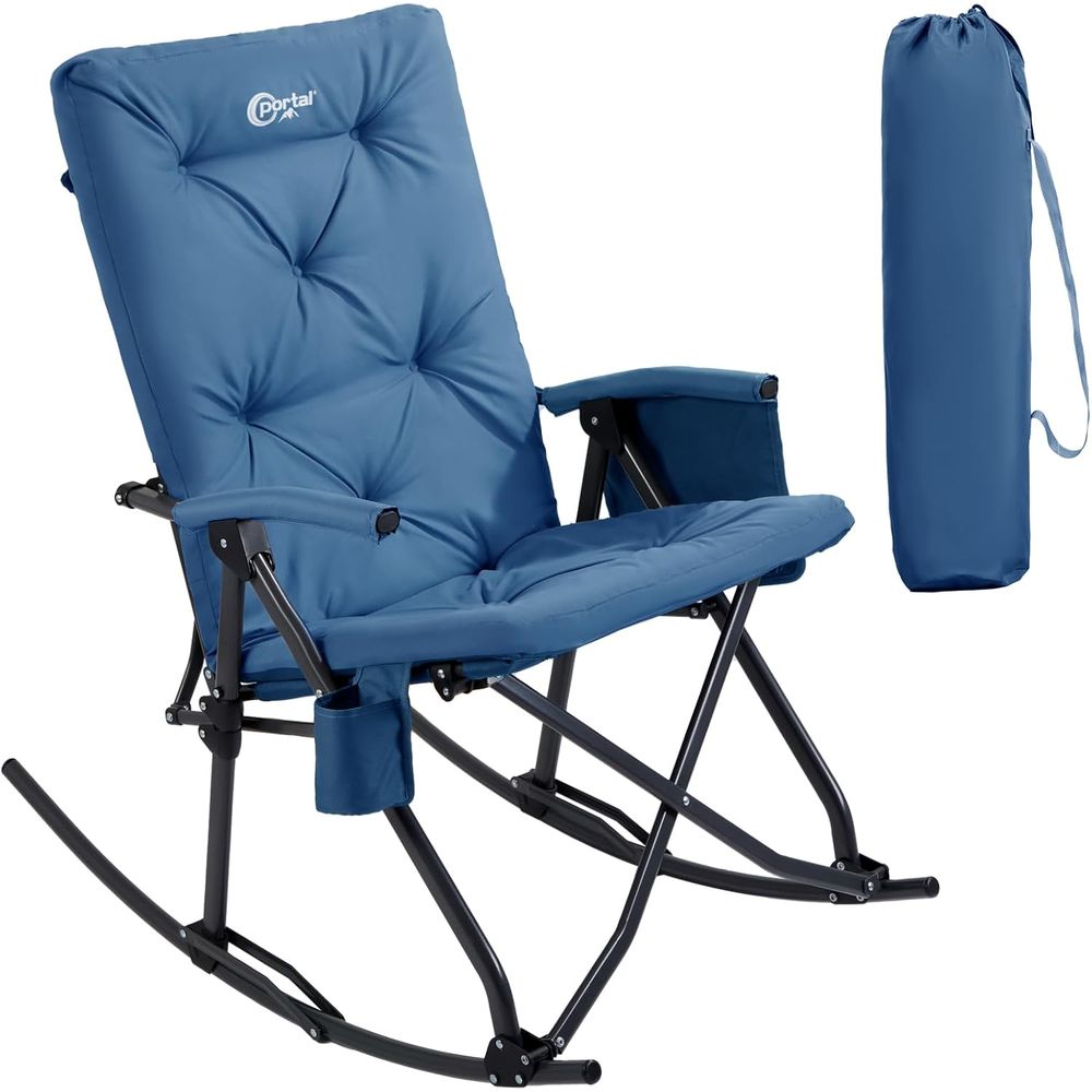 Outdoor Camping Rocker - olding Rocking Camping Chair Outdoor -
