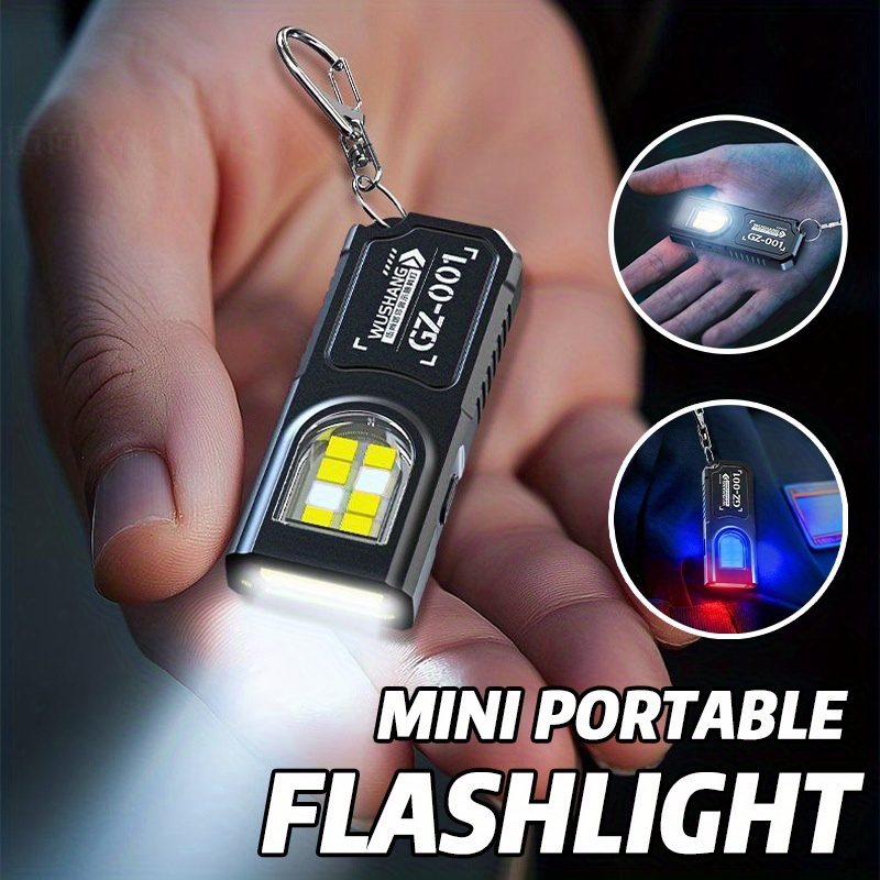 Outdoor Camping Glamping - Powerful Mini COB LED Keychain Flashlight