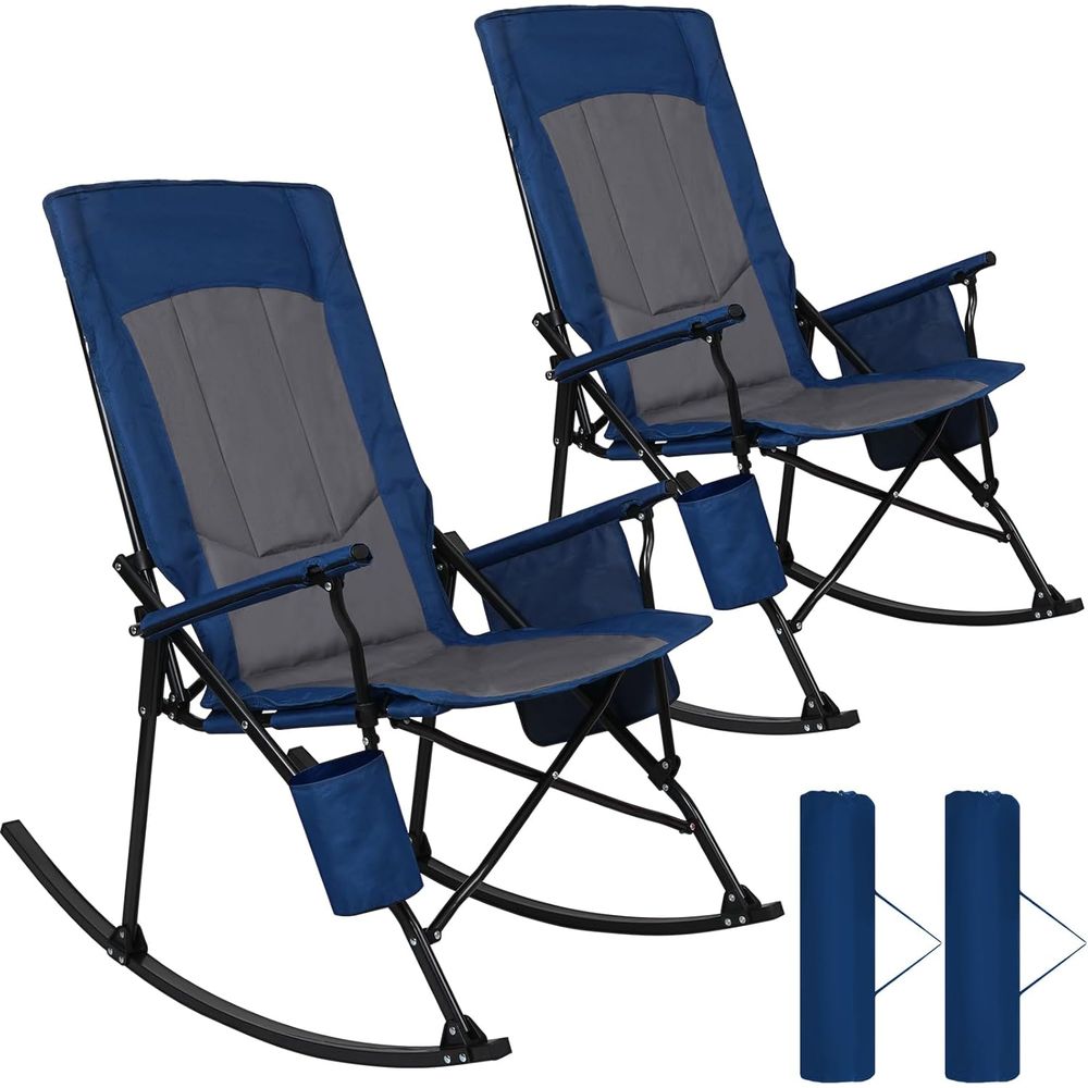 Outdoor Camping Rocker - 2 Pack High ack Portale Rocking