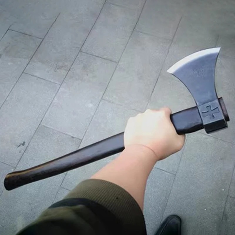 Camp Axe Hatchet - Nordic Tomahawk Self Defense Forged Viking