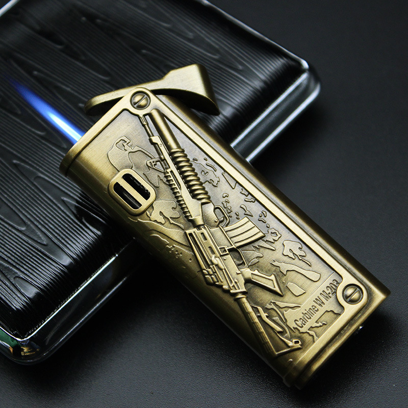 Windproof Jet Flame Lighter wi - Fire Starter Flint 评论和价格