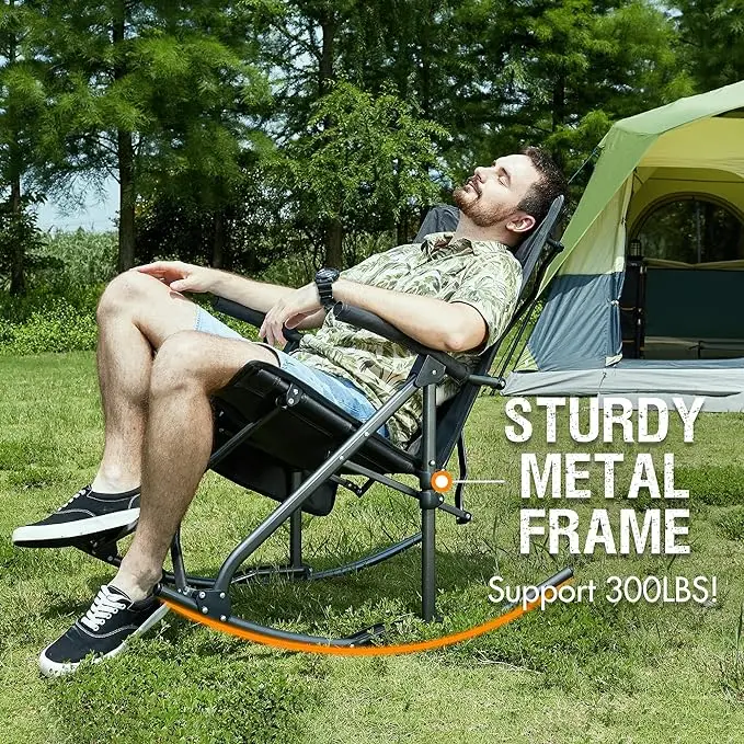 Custom   Oversized Folding Roc - Outdoor Camping Rocker 评论和价格