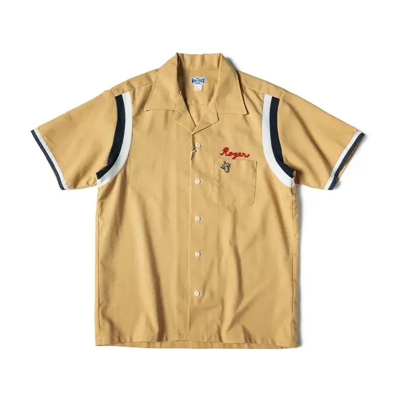 Non Stock Retro Bowling Shirt  - Outdoor Camping Rocker 评论和价格