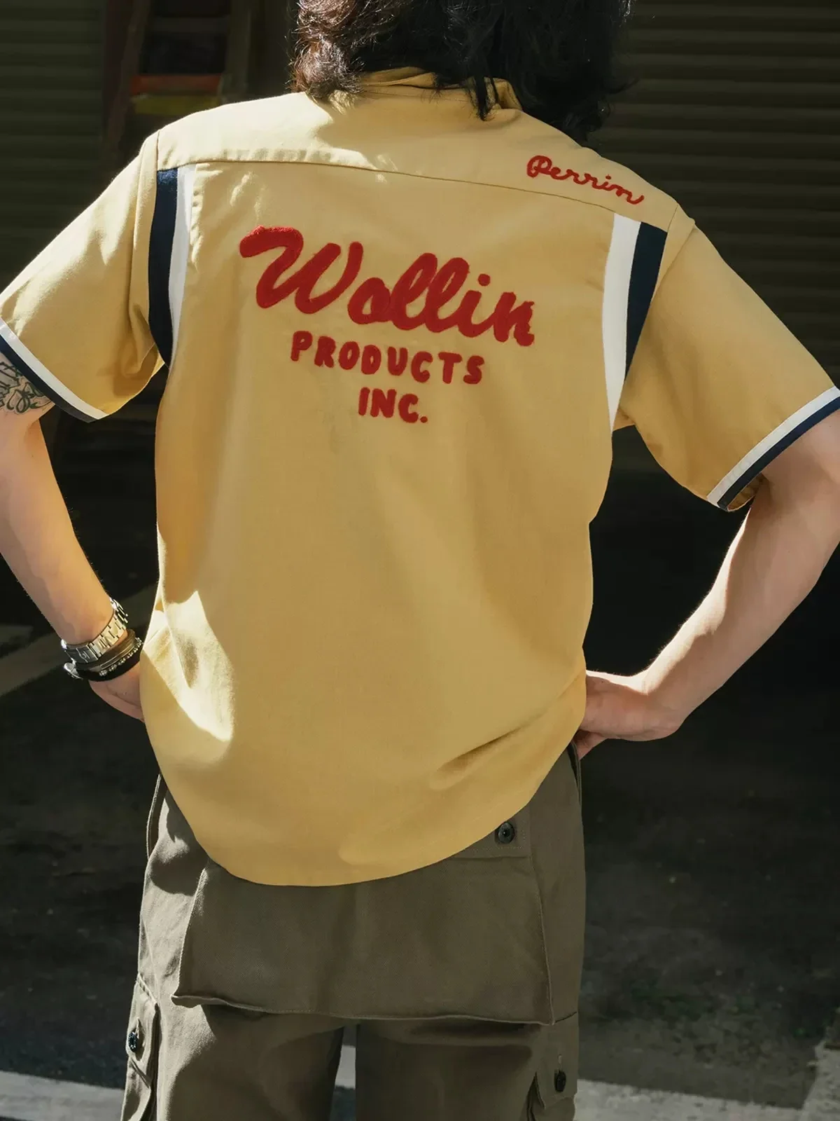 Non Stock Retro Bowling Shirt  - Outdoor Camping Rocker 评论和价格