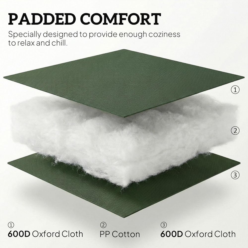 Padded High Back Armrests Outd - Outdoor Camping Decke 评论和价格