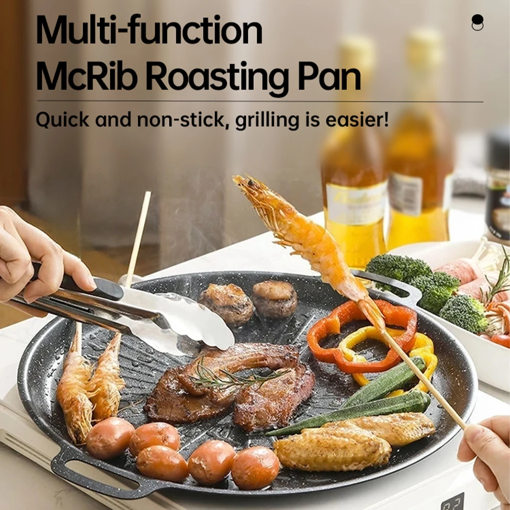 34CM Outdoor BBQ Grill Pan Non - Outdoor Camping Kitchen 评论和价格