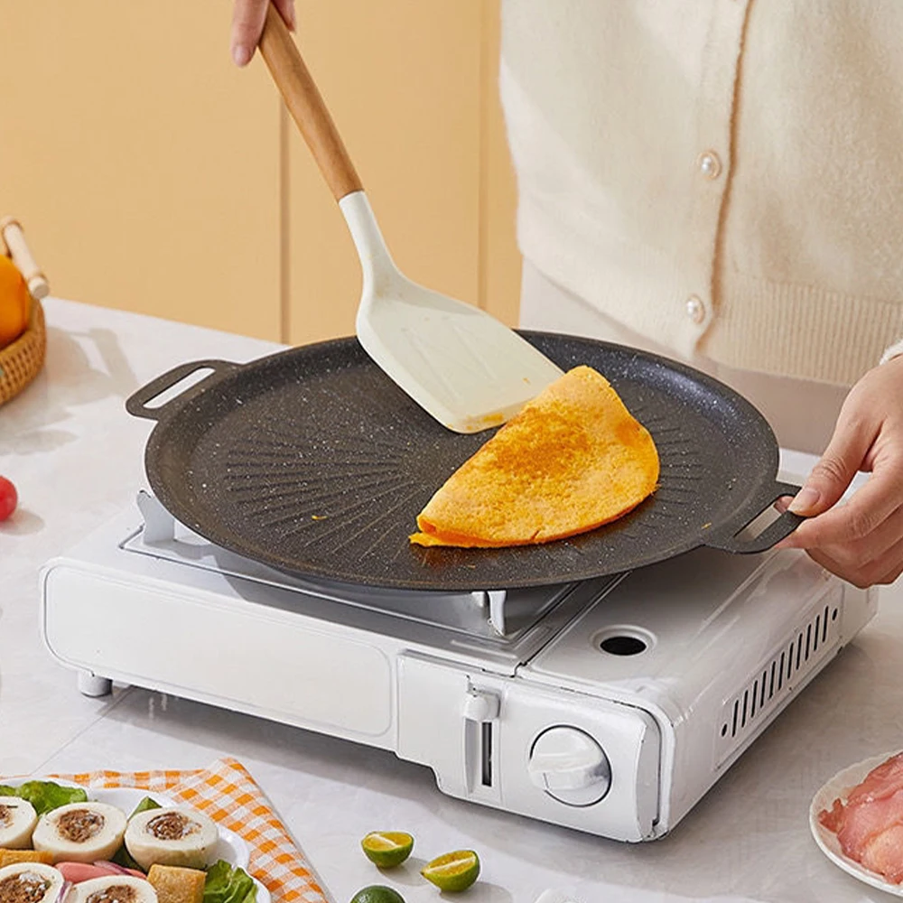 34CM Outdoor BBQ Grill Pan Non - Outdoor Camping Kitchen 评论和价格