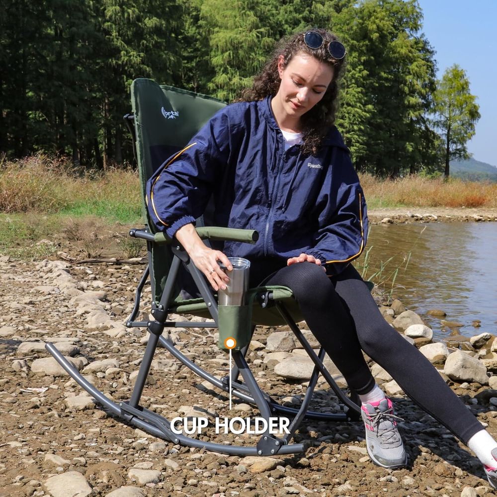 Oversized olding Rocking Campi - Outdoor Camping Rocker 评论和价格