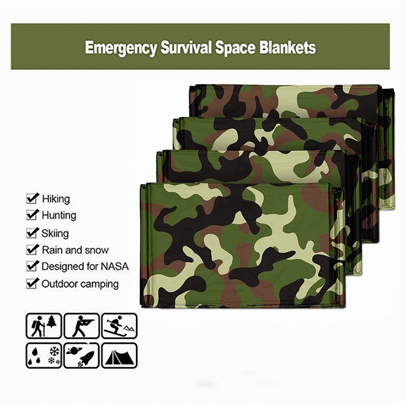 1pcs Emergency Thermal Blanket - Outdoor Camping Carpet 评论和价格