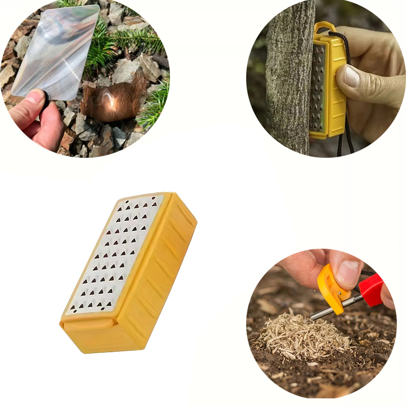 Outdoor Magnifying Glass Card  - Fire Starter Flint 评论和价格