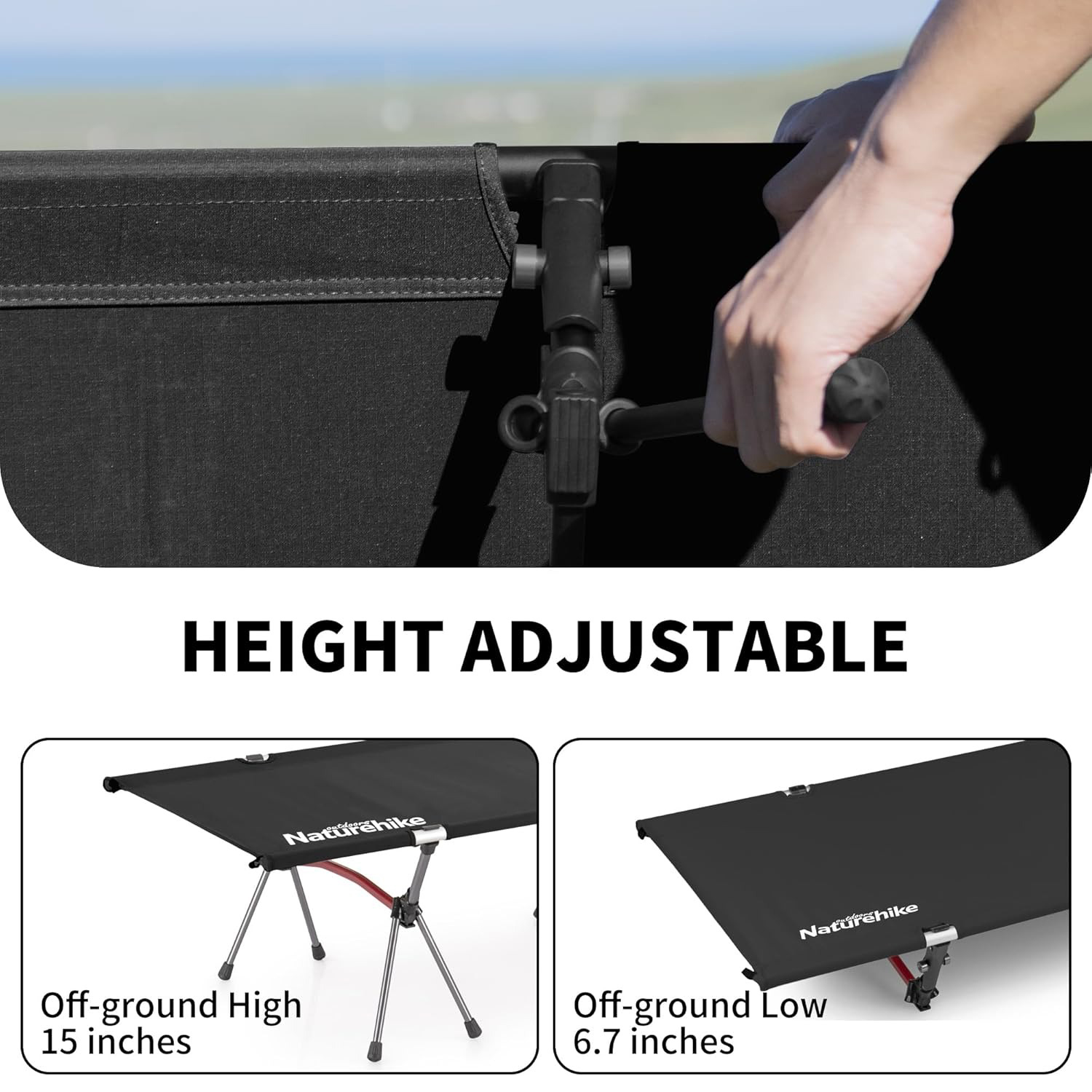 Naturehike Folding Camping Cot - Ultralight Ground Sheet 评论和价格