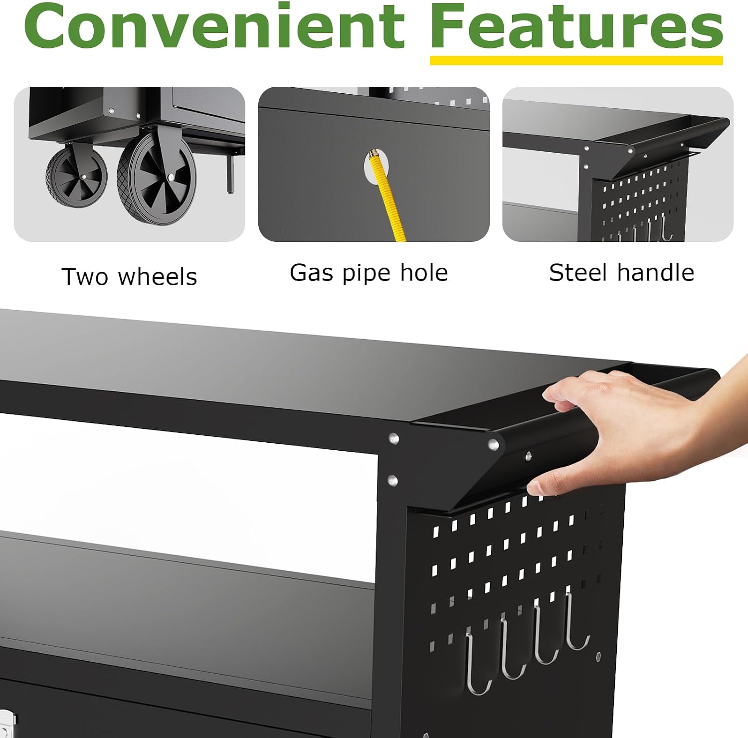 Outdoor Grill Cart Table With  - Outdoor Camping Kitchen 评论和价格