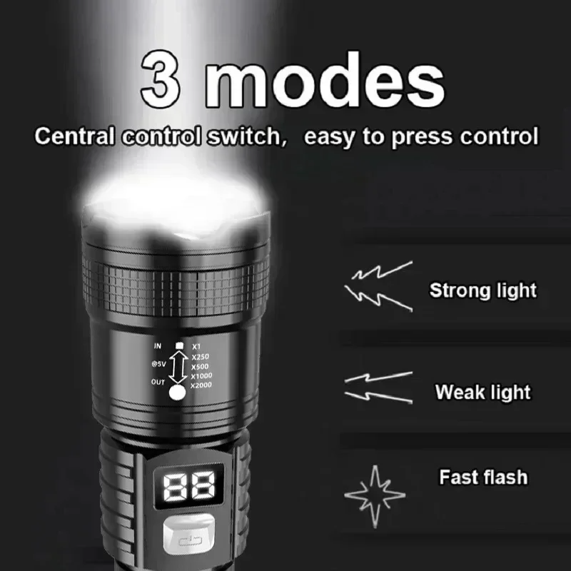 Rechargeable LED Flashlight 10 - Outdoor Camping Glamping 评论和价格