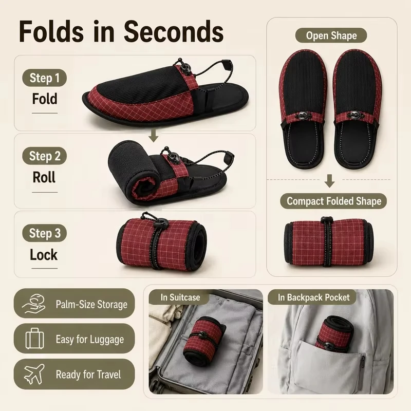 Ultra Light Foldable Outdoor C - Outdoor Camping Slippers 评论和价格