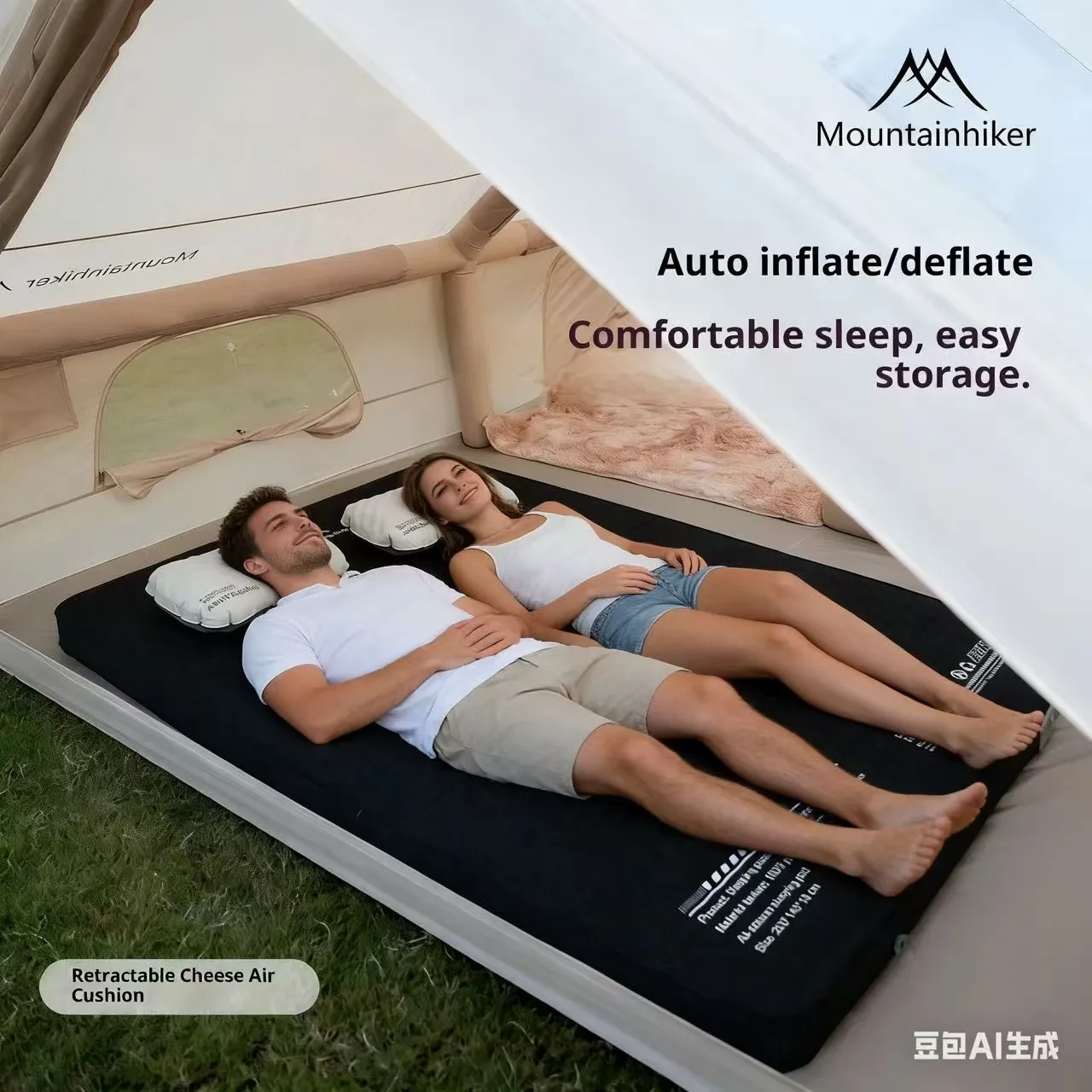 MOUNTAINHIKER Inflatable Mattr - Outdoor Camping Carpet 评论和价格
