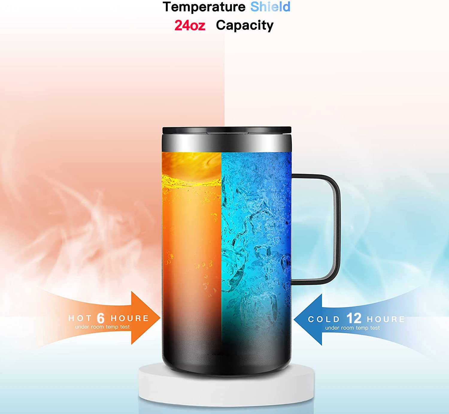 680ml Stainless Steel Coffee C - Vacuum Insulated Flask 评论和价格