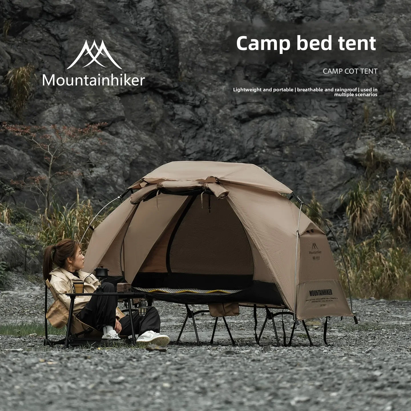 MOUNTAINHIKER Outdoor Camp Bed - Outdoor Camping Canopy 评论和价格