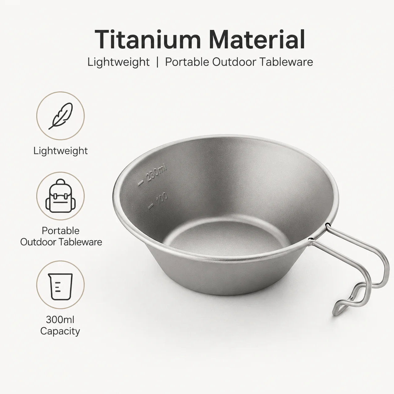Titanium Sierra Bowl Lightweig - Outdoor Camping Meals 评论和价格