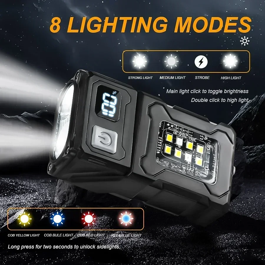 Mini USB Rechargeable LED Flas - Outdoor Camping Glamping 评论和价格