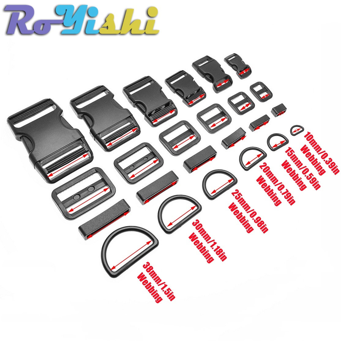 1-10 Set Plastic Side Release  - Outdoor Camping Outfit 评论和价格