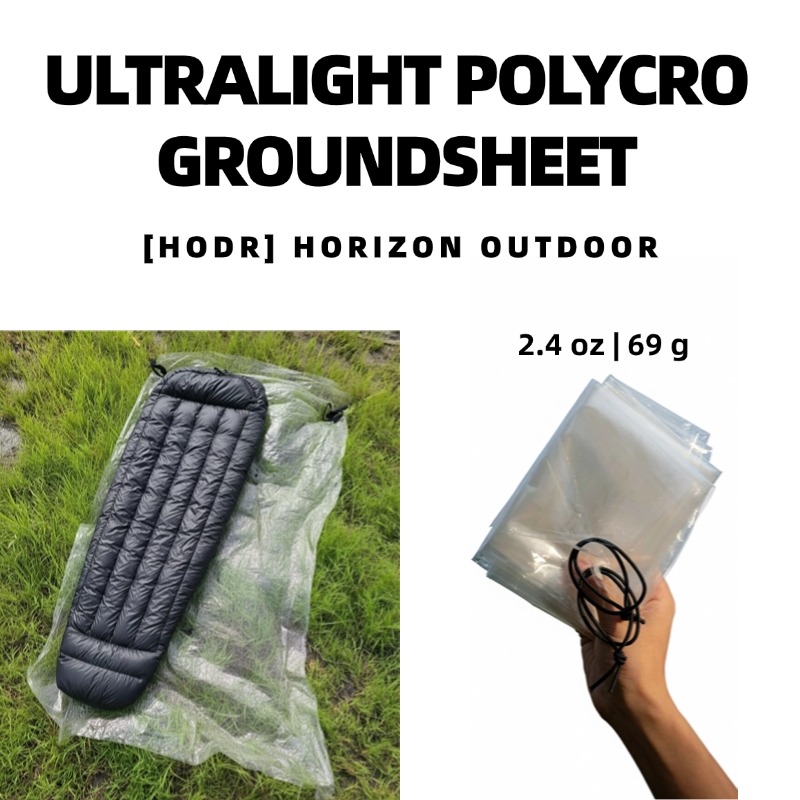 [HODR GEAR]Ultralight Polycro  - Ultralight Ground Sheet 评论和价格