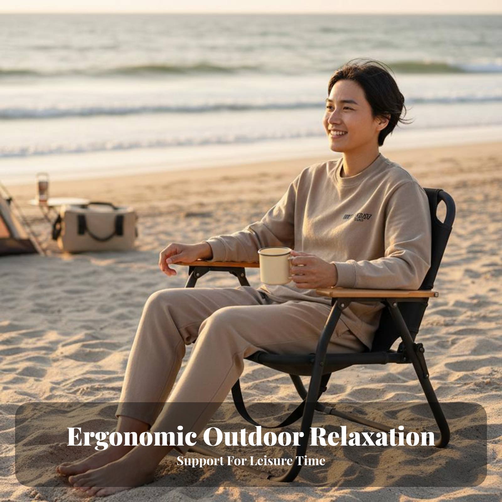 Lightweight Folding Chair Fold - Outdoor Camping Meals 评论和价格