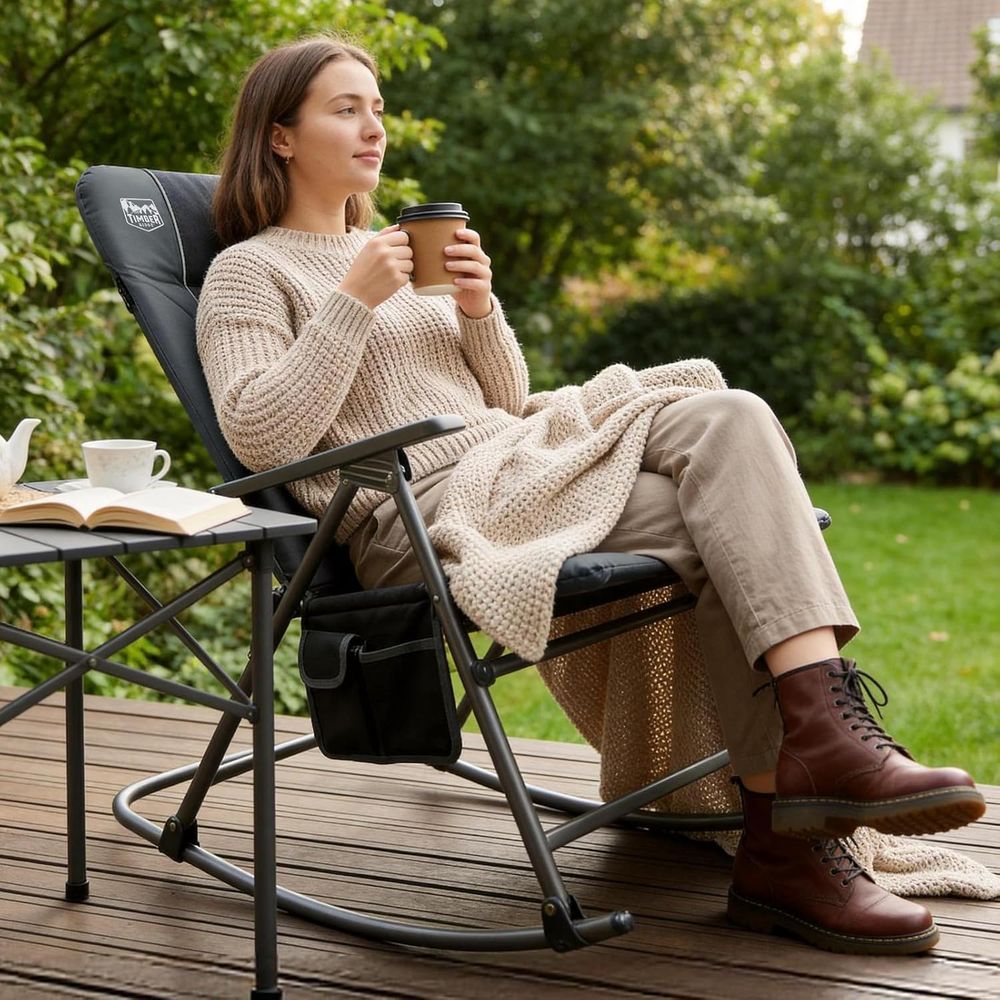 Oversized olding Rocking Campi - Outdoor Camping Rocker 评论和价格