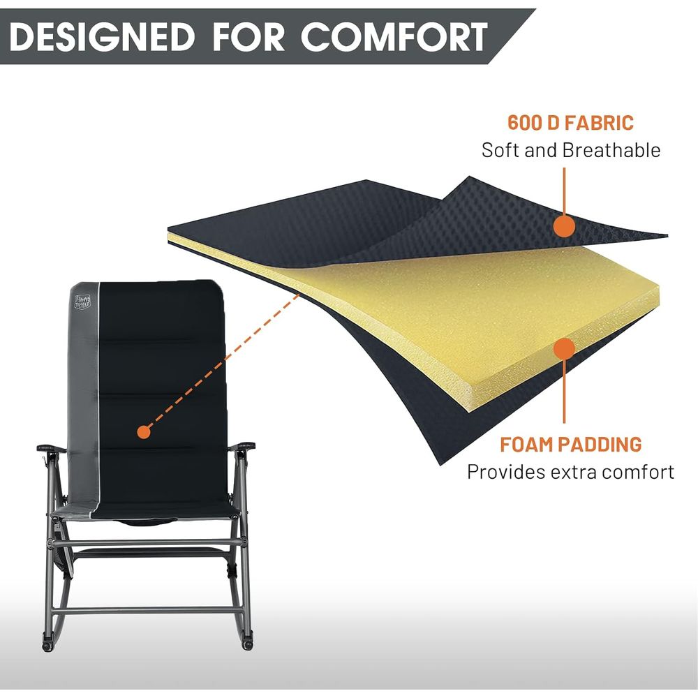 Oversized olding Rocking Campi - Outdoor Camping Rocker 评论和价格