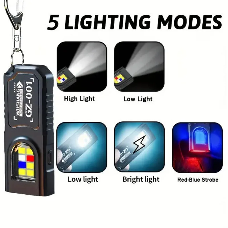 Powerful Mini COB LED Keychain - Outdoor Camping Glamping 评论和价格