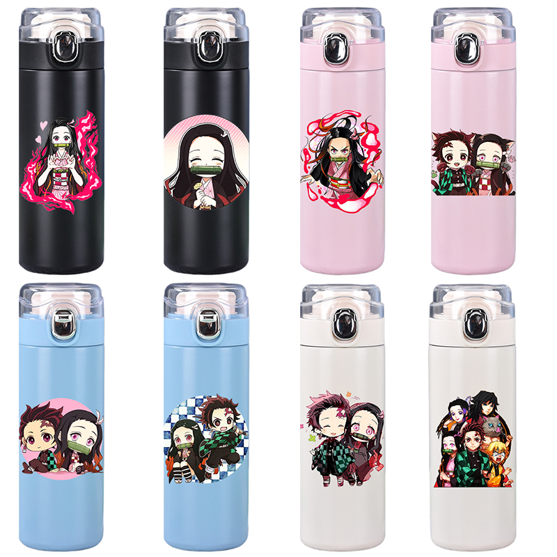Anime Demon Slayer Printed 400 - Vacuum Insulated Flask 评论和价格