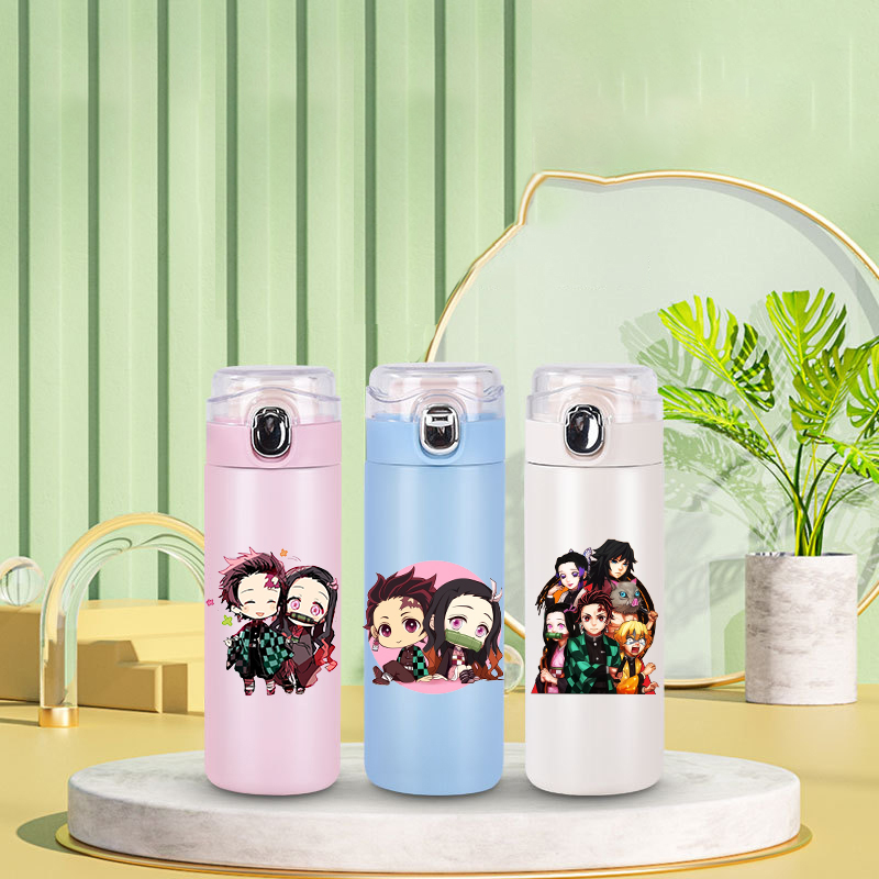 Anime Demon Slayer Printed 400 - Vacuum Insulated Flask 评论和价格