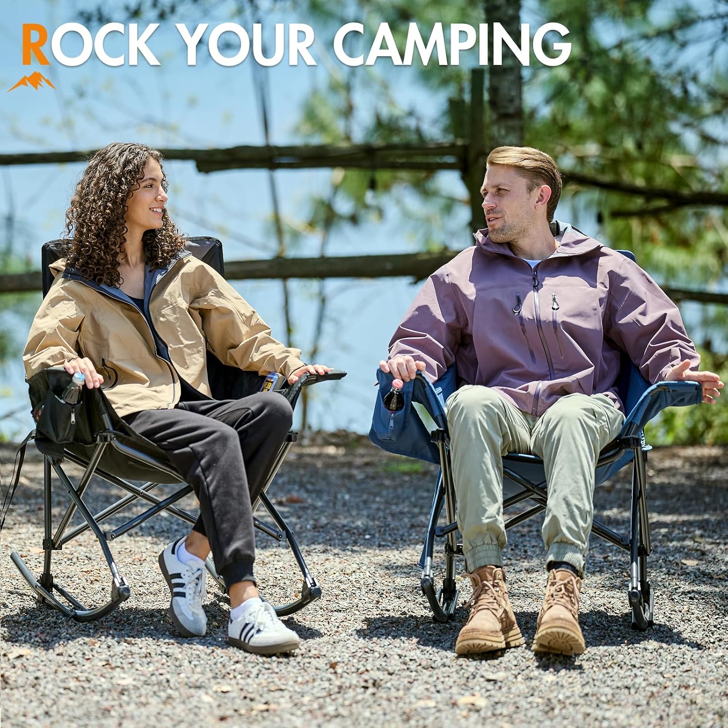 Outdoor Rocking Chair Camping  - Outdoor Camping Rocker 评论和价格