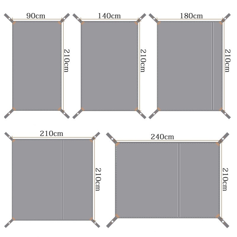 Multi Size Tent Floor Tarp Cam - Ultralight Ground Sheet 评论和价格