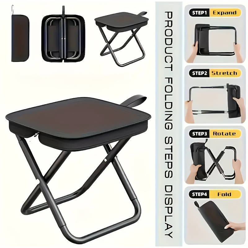  Folding Fishing Stool Portab - Outdoor Camping Stores 评论和价格