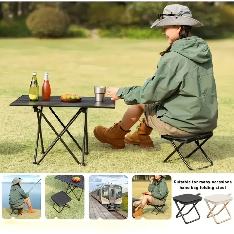 Folding Fishing Stool Portab - Outdoor Camping Stores 评论和价格