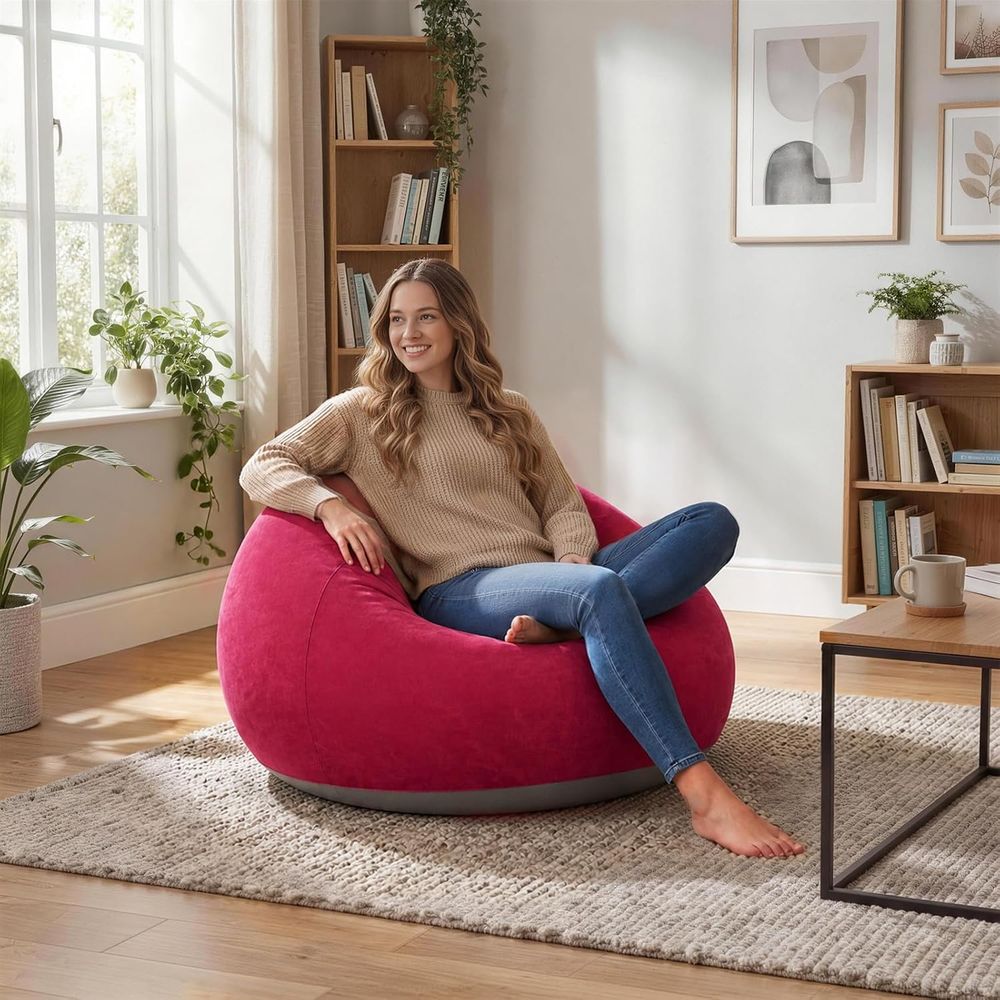 Bean Bag Chairs for Adults wit - Outdoor Camping Movies 评论和价格