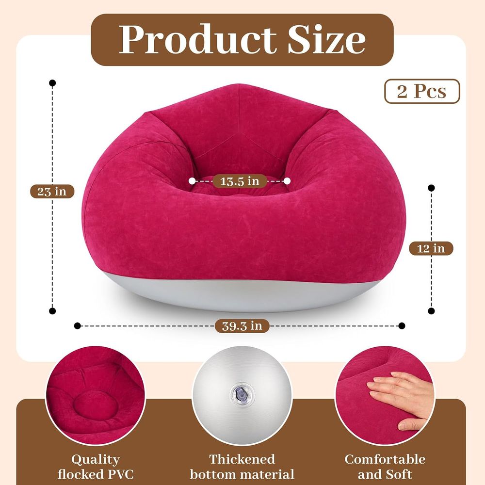 Bean Bag Chairs for Adults wit - Outdoor Camping Movies 评论和价格