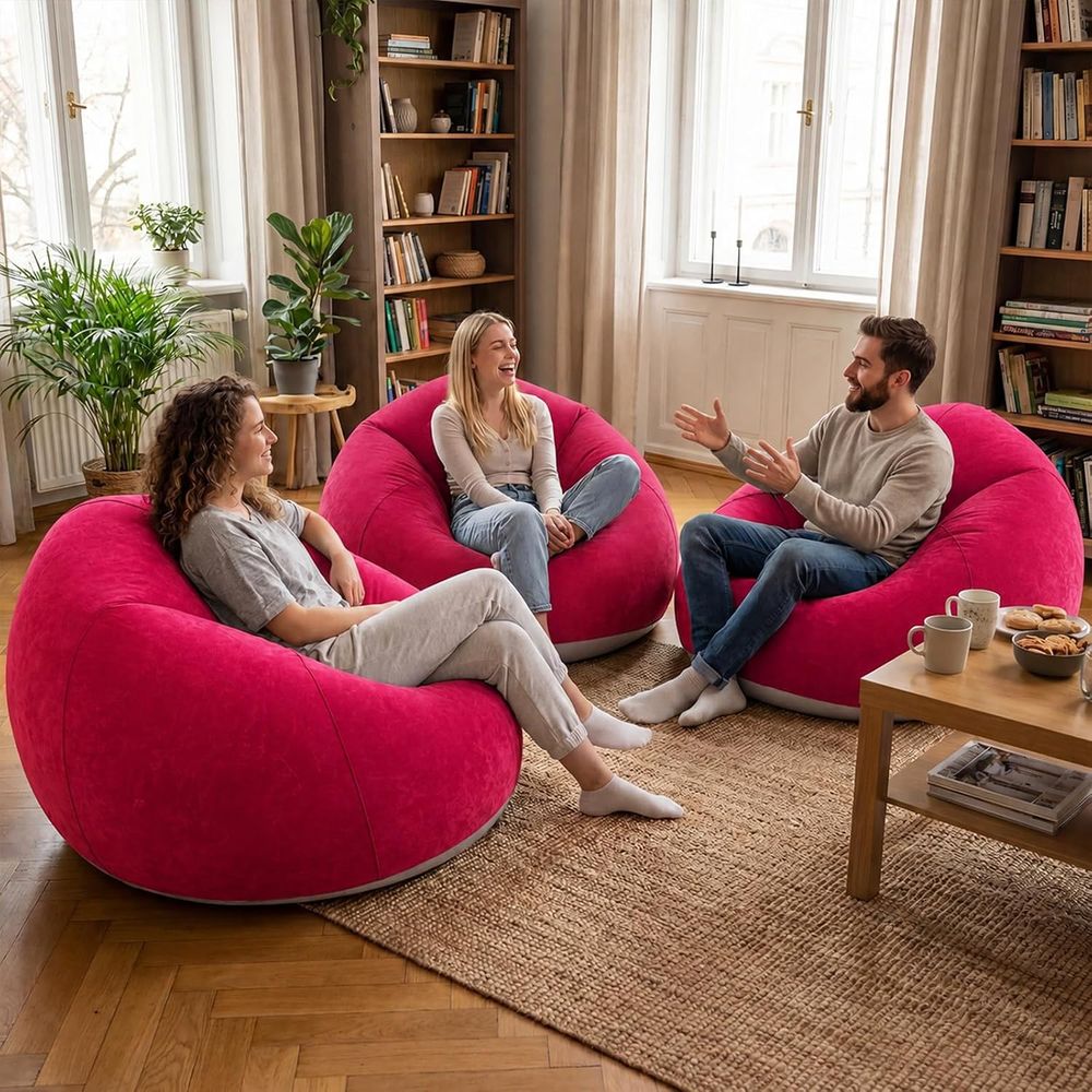 Bean Bag Chairs for Adults wit - Outdoor Camping Movies 评论和价格