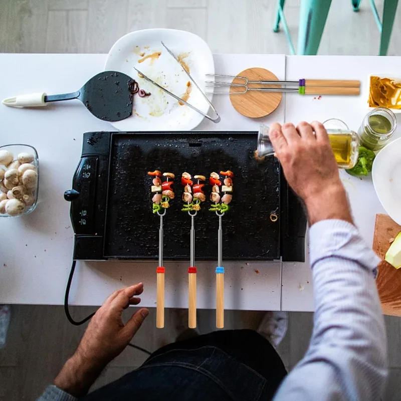 Stainless Steel Extendable Lon - Outdoor Camping Kitchen 评论和价格