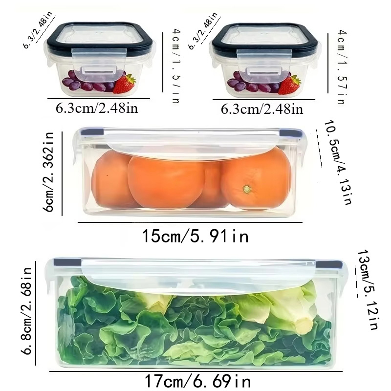 8Pcs Set Includes 4 Containers - Outdoor Camping Outfit 评论和价格