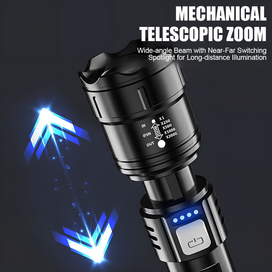High Power P50 LED Flashlight  - Outdoor Camping Glamping 评论和价格