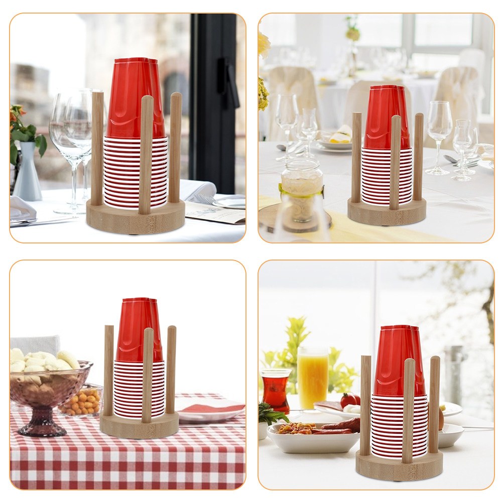Compact Wooden Cup Holder for  - Outdoor Camping Stores 评论和价格