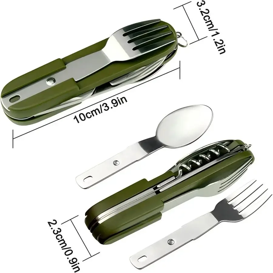 Camping Gear 5-in-1 Stainless  - Outdoor Camping World 评论和价格