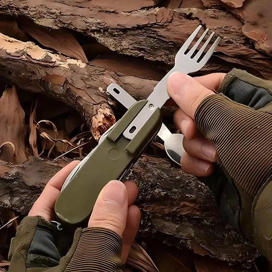 Camping Gear 5-in-1 Stainless  - Outdoor Camping World 评论和价格