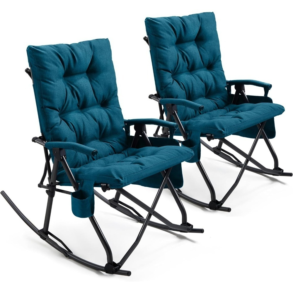 Oversized Heavy Duty Folding R - Outdoor Camping Rocker 评论和价格