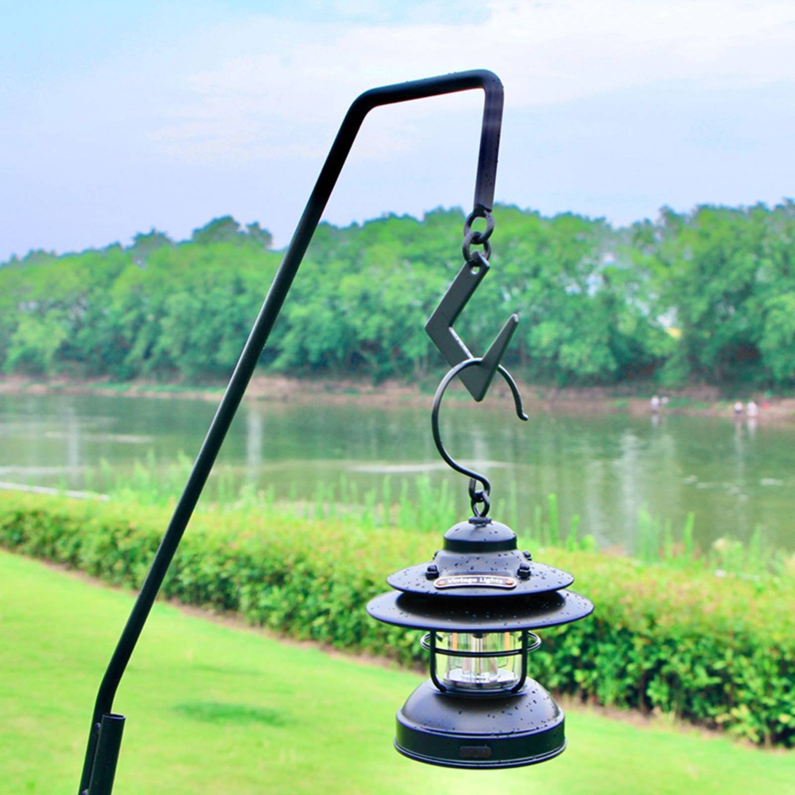 Camping Lantern Stand Easy to  - Outdoor Camping Kitchen 评论和价格